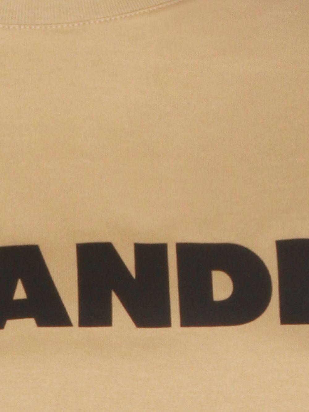 T-shirt con logo in beige Jil sander - unisex 