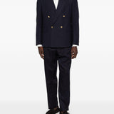 Giacca doppiopetto in blu Lardini - uomo 