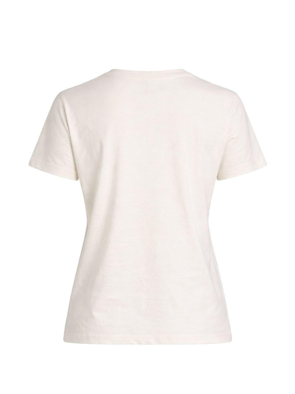 T-shirt girocollo in avorio Wardrobe.Nyc - donna 
