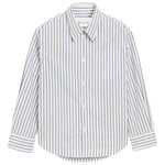 Camicia ami de coeur a righe in blu e bianco Ami Paris - donna 