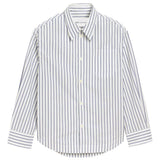 Camicia ami de coeur a righe in blu e bianco Ami Paris - donna 