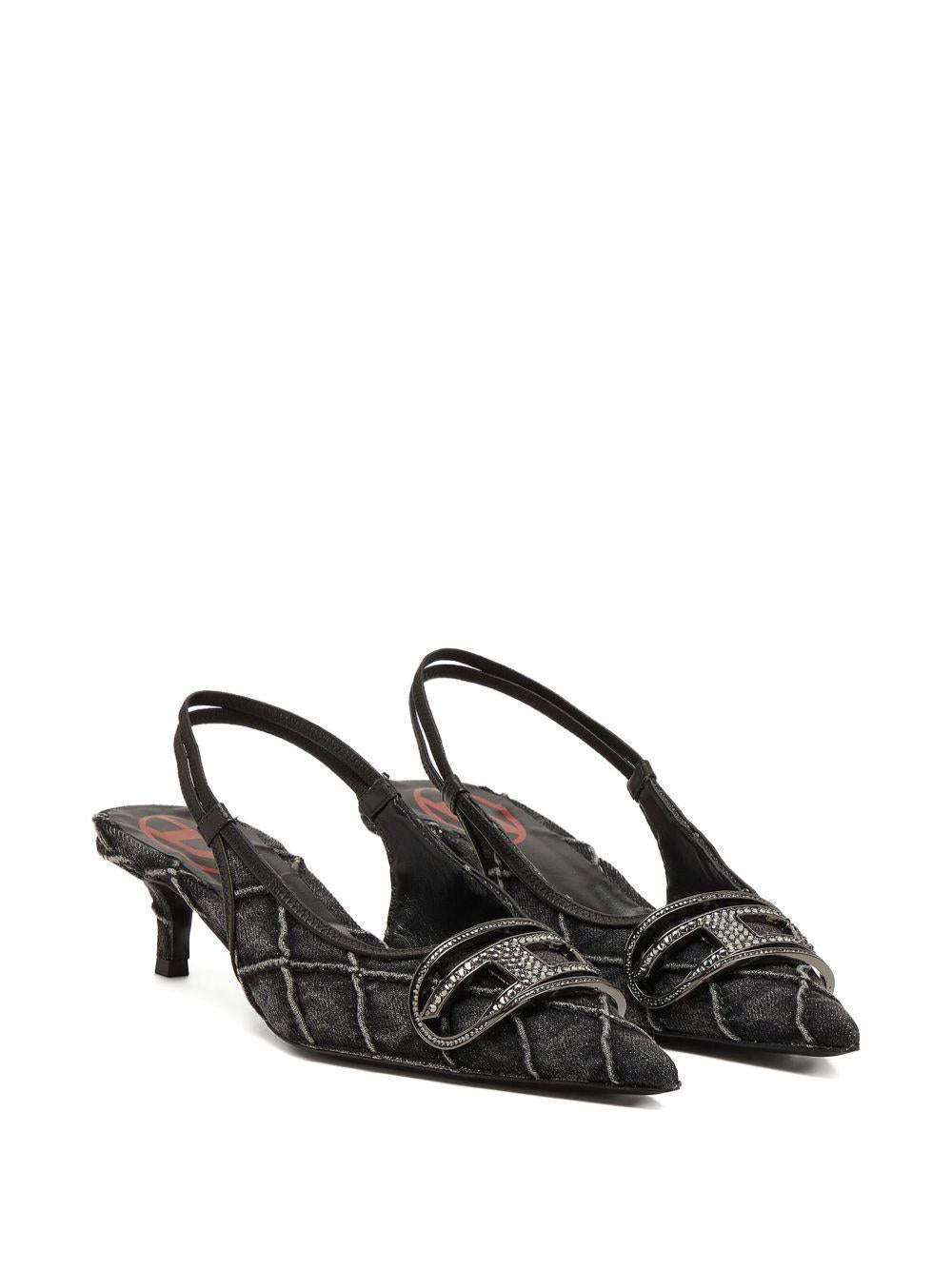 Décolleté con tacco d-venus sb in nero Diesel - donna 