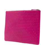 Clutch intrecciato A4 in rosa Dragon diffusion - donna 