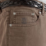 Pantaloni con cinque tasche in marrone Brunello cucinelli - uomo 