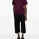 Polo con stampa geometrica in vola Comme des garcons homme plus - uomo 