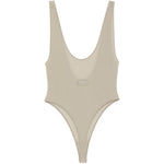 Body con scollo a V in grigio Wardrobe.Nyc - donna 