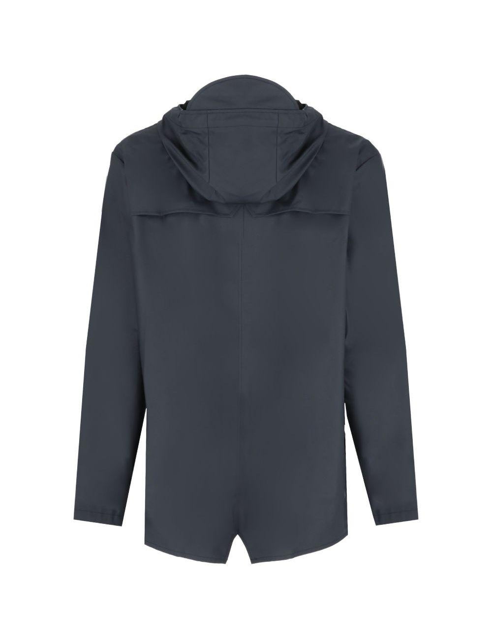 Giacca impermeabile con cappuccio in blu Rains - uomo 