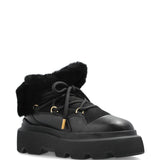 Stivaletti con plateau e lacci in nero Inuikii - donna 