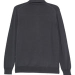Maglione con colletto stile polo in grigio Kangra - uomo 