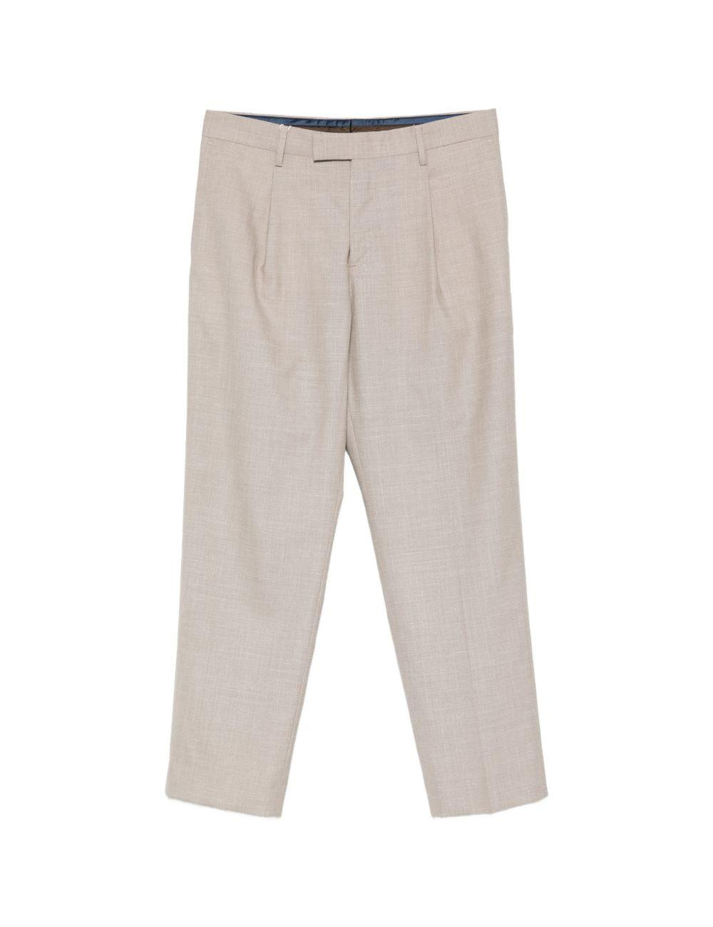 Pantaloni a pieghe Albert in beige Grayed - uomo 