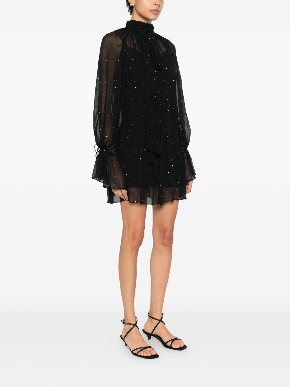 Abito mini roux in nero staud - donna 