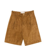Shorts in pelle in marrone Darkpark - donna 
