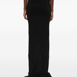 Gonna maxi regolabile in nero Rick Owens x Moncler - donna<BR/> 