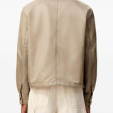 Giacca con bottoni in beige Ami Paris - donna 