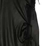 Abito lungo monospalla in nero Rick owens drkshdw - donna 