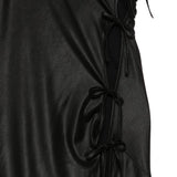 Abito lungo monospalla in nero Rick owens drkshdw - donna 