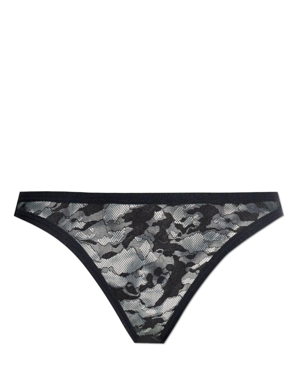 Slip in pizzo in nero Diesel - donna 