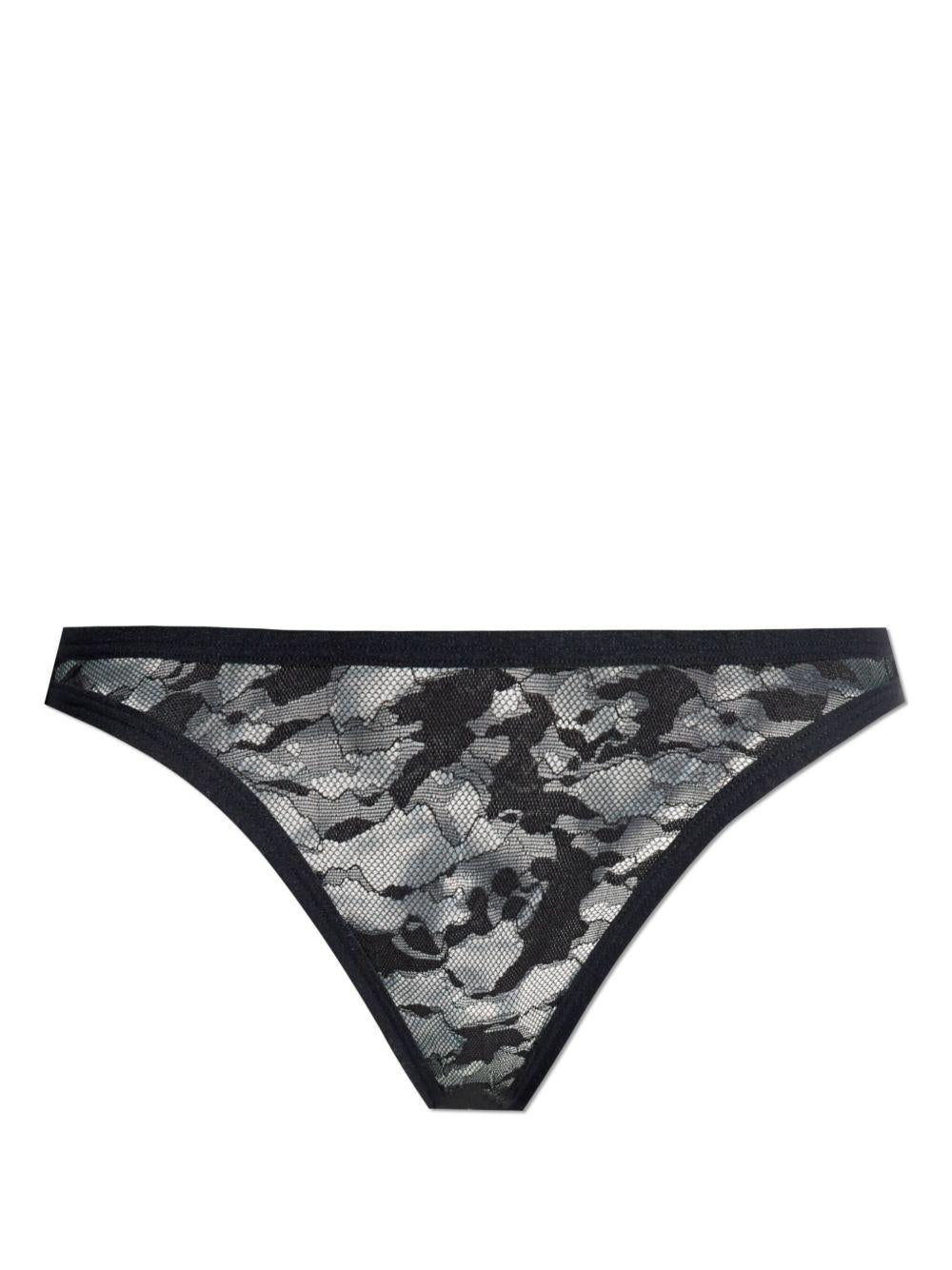 Slip in pizzo in nero Diesel - donna 