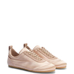 Sneakers con finitura satinata in rosa Jil sander - donna 