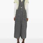 Salopette in lino in grigio R13 - donna 