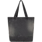 Borsa tote in denim nero 