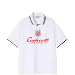 T-shirt terrace football in bianco carhartt wip - uomo 