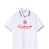 T-shirt terrace football in bianco carhartt wip - uomo 
