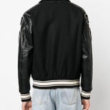 Bomber con logo in nero Golden goose - uomo 