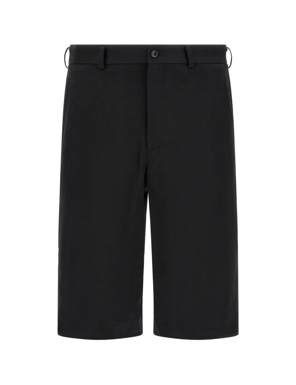 Shorts in lana in nero Comme des garcons homme plus - uomo 