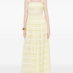 Abito in pizzo in giallo Elie saab - donna 