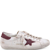 Sneakers Superstar in avorio e bordeaux Golden goose - uomo 