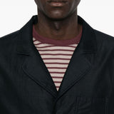 Blazer con applicazione in blu Ymc - uomo 