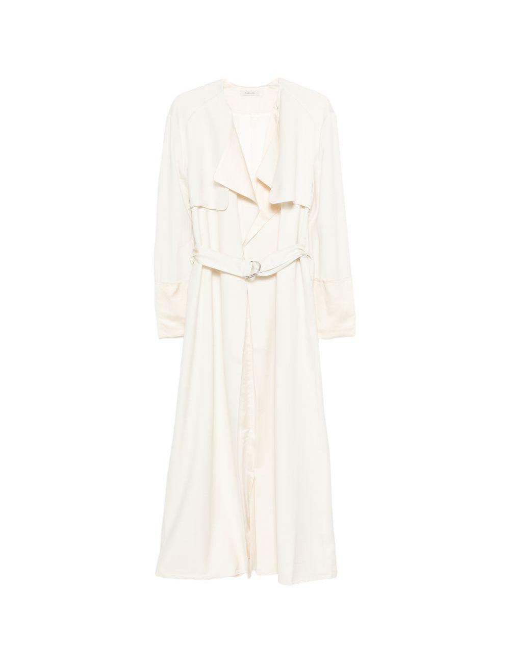 Trench coat con cintura Vela in beige Entire studios - donna 