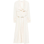 Trench coat con cintura Vela in beige Entire studios - donna 