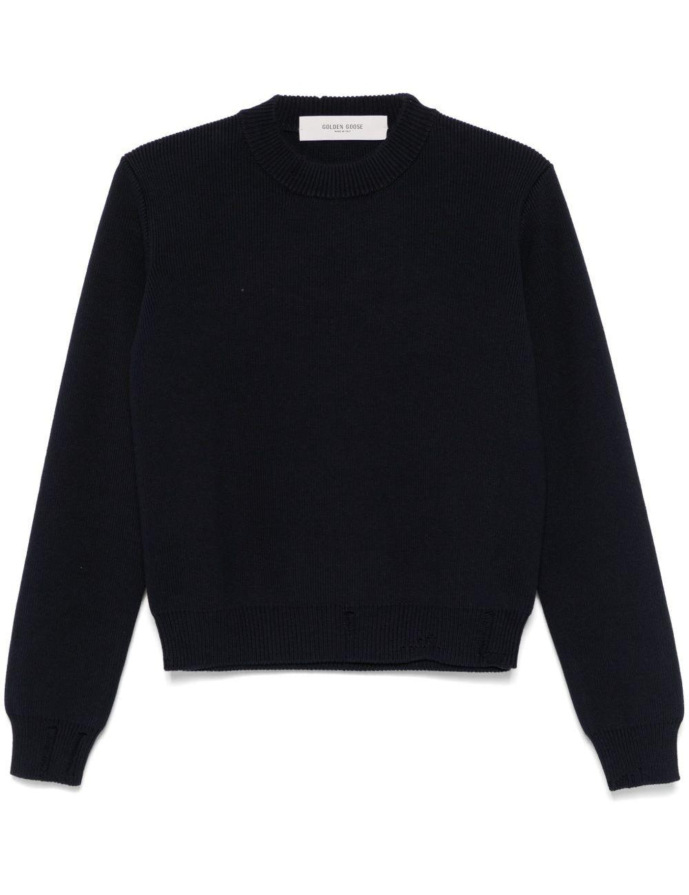Maglione Dani con effetto vissuto in grigio Golden Goose - donna 