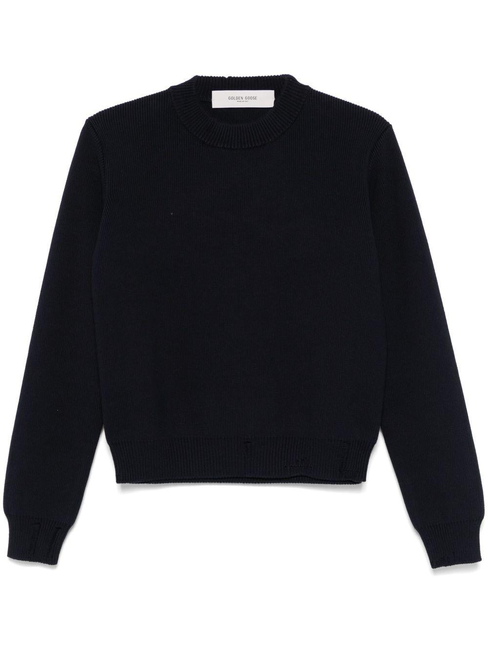 Maglione Dani con effetto vissuto in grigio Golden Goose - donna 