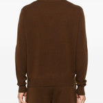 Maglione con scollo a v in marrone Entire studios - unisex 