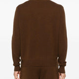 Maglione con scollo a v in marrone Entire studios - unisex 