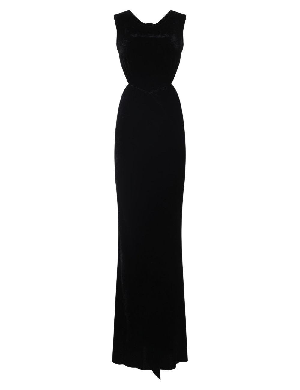 Abito con dettaglio cut-out in nero Rick owens - donna 