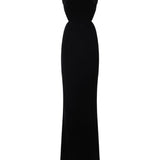 Abito con dettaglio cut-out in nero Rick owens - donna 