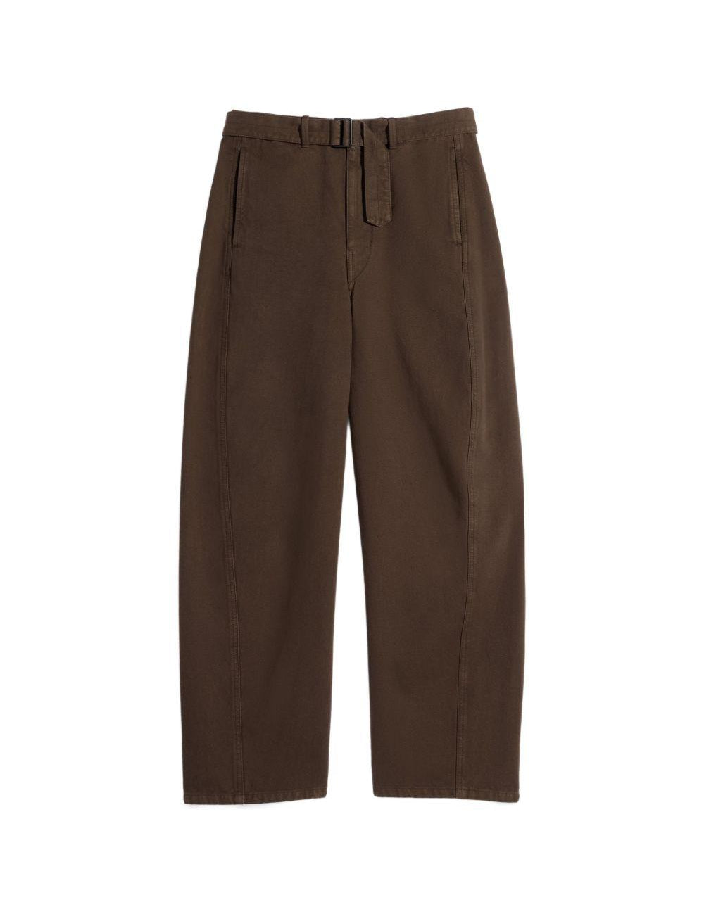 Jeans con cintura in marrone Lemaire - uomo 