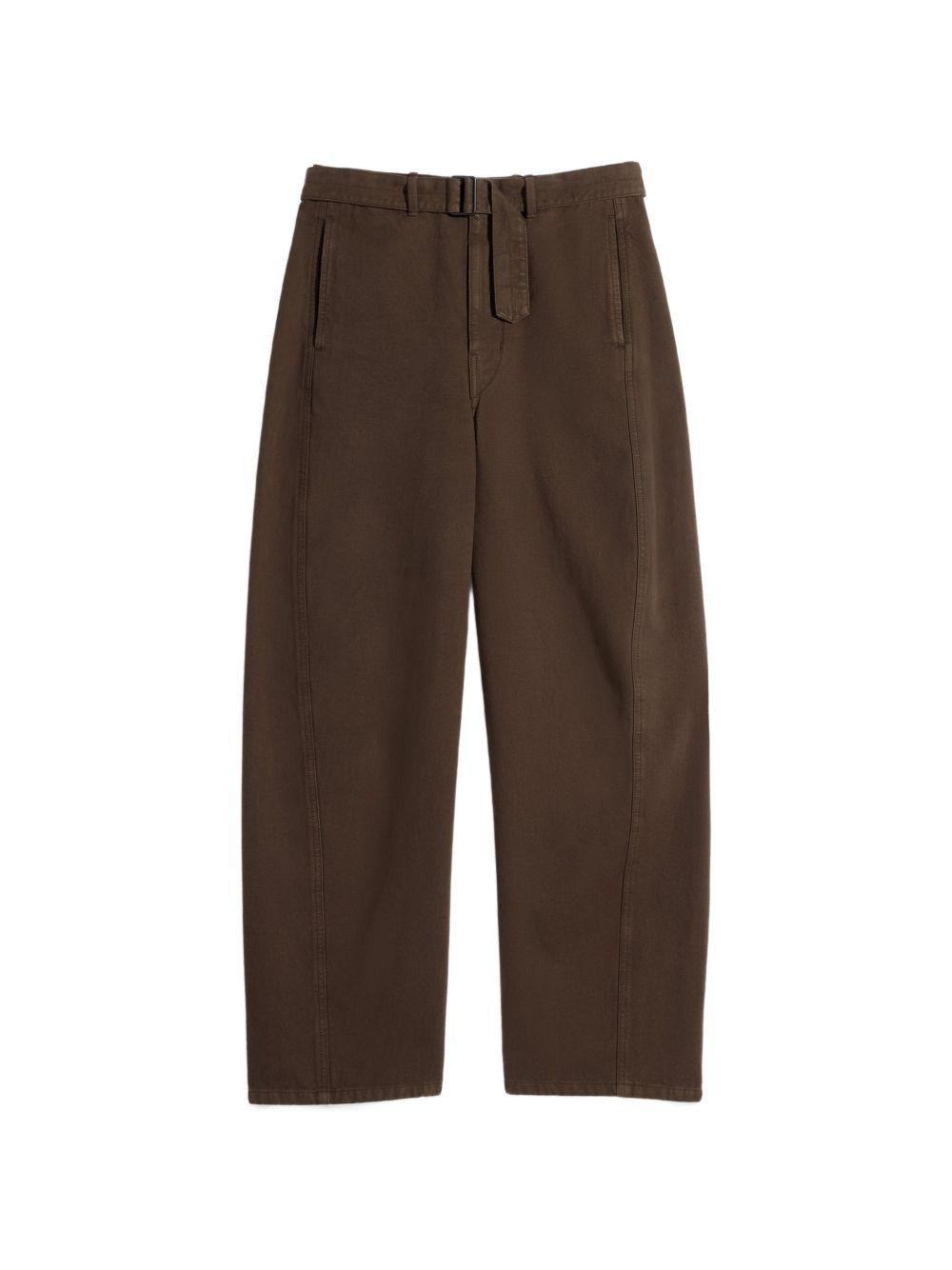 Jeans con cintura in marrone Lemaire - uomo 