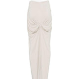 Gonna lunga drappeggiata tide in grigio Entire studios - donna 