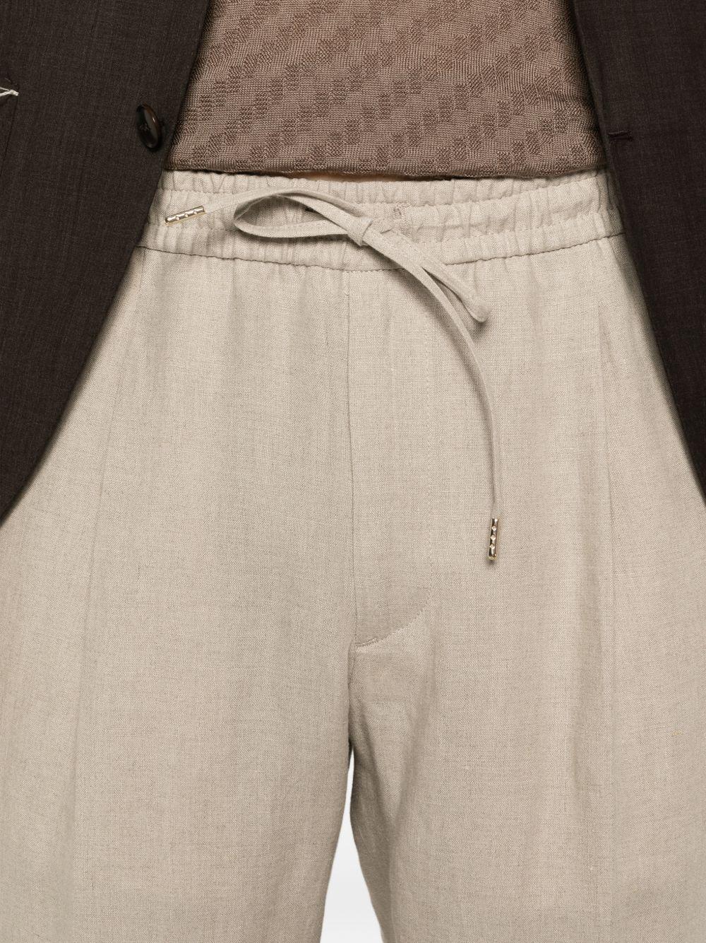 Pantaloni con coulisse e pieghe in beige Briglia 1949 - uomo 