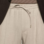 Pantaloni con coulisse e pieghe in beige Briglia 1949 - uomo 