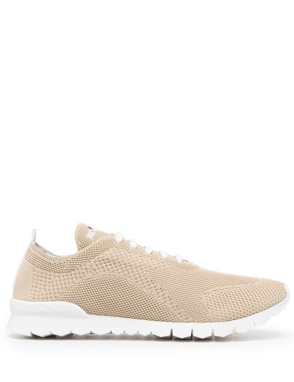 Sneakers cashmere in beige Kiton - uomo 