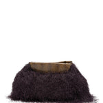 Clutch con frange in viola Dries van noten - donna 