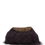 Clutch con frange in viola Dries van noten - donna 