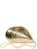 Simkhai gold shell clutch - women