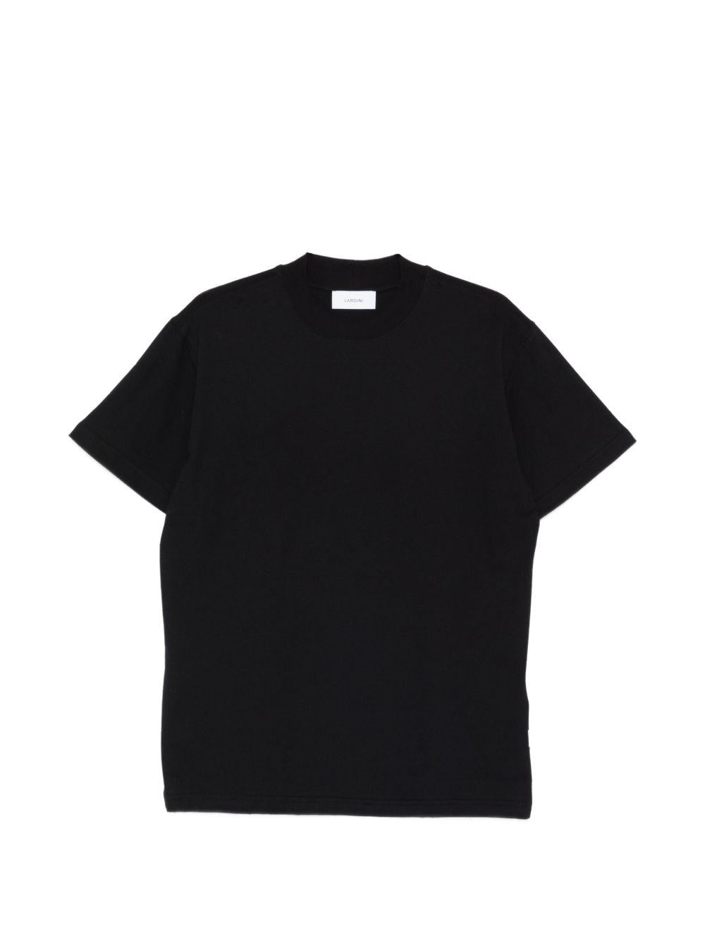 T-shirt a maniche corte in nero 